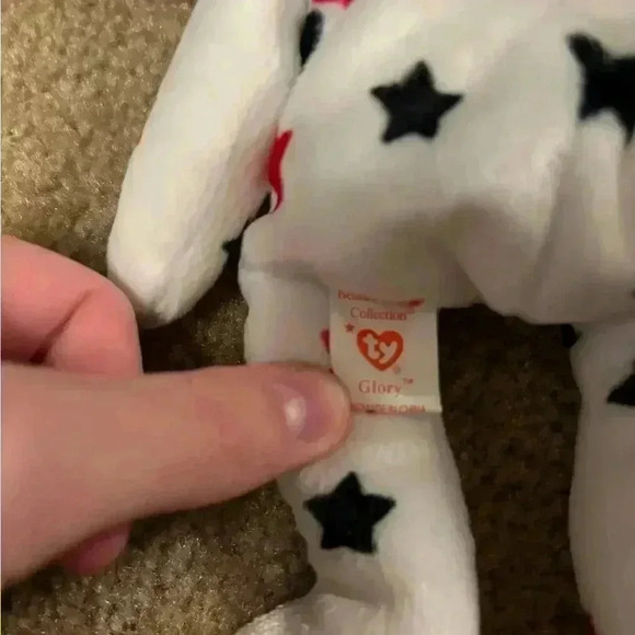 Ty Glory the Bear Plush Toy - 4188 With Card - Picture 5 of 8